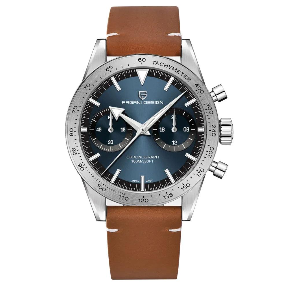 PAGANI DESIGN Modell PD1766( Eine Hommage )an eine legendäre Uhr, eine luxuriöse Interpretation des Retro-Originals Schmuckstück für Herren! Eine Mechanische Armbanduhr Saphirglas Edelstahl 100M wasserdichte Retro Automatikuhren - BlackDog T Shirt