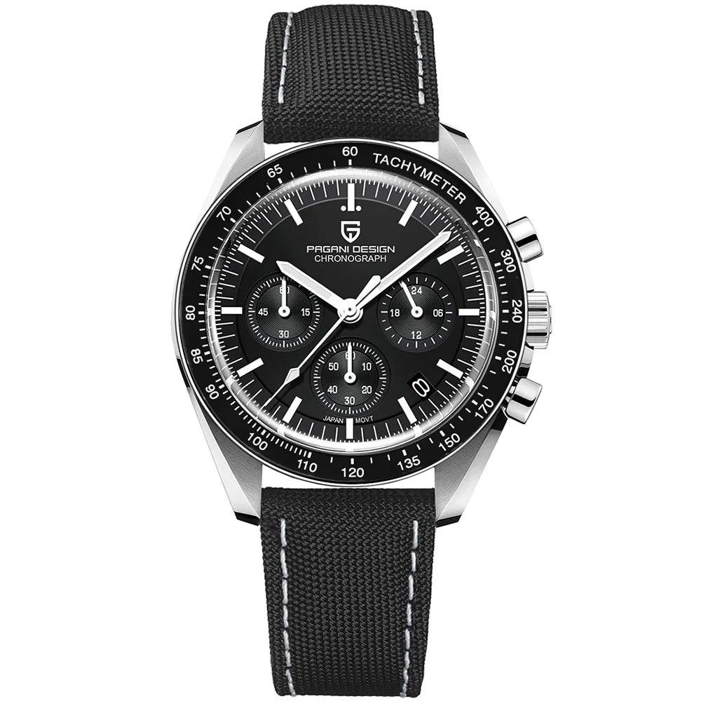 PAGANI DESIGN 2023 Neue Herrenuhren Top Luxus Quarzuhr für Männer Automatik Datum Geschwindigkeit Chronograph Saphir Spiegel Armbanduhr - BlackDog T Shirt