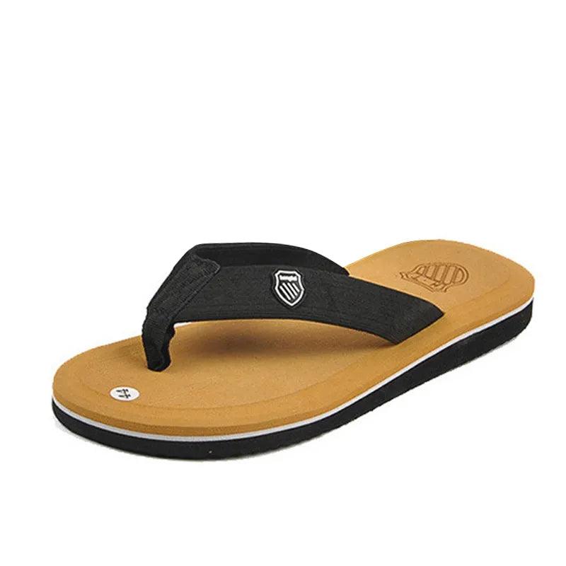 Männer Flip Flops Hochwertige Marke Herren Hausschuhe Heißer Verkauf Strandsandalen Rutschfeste Mode Hombre Casual House Hausschuhe - BlackDog T Shirt