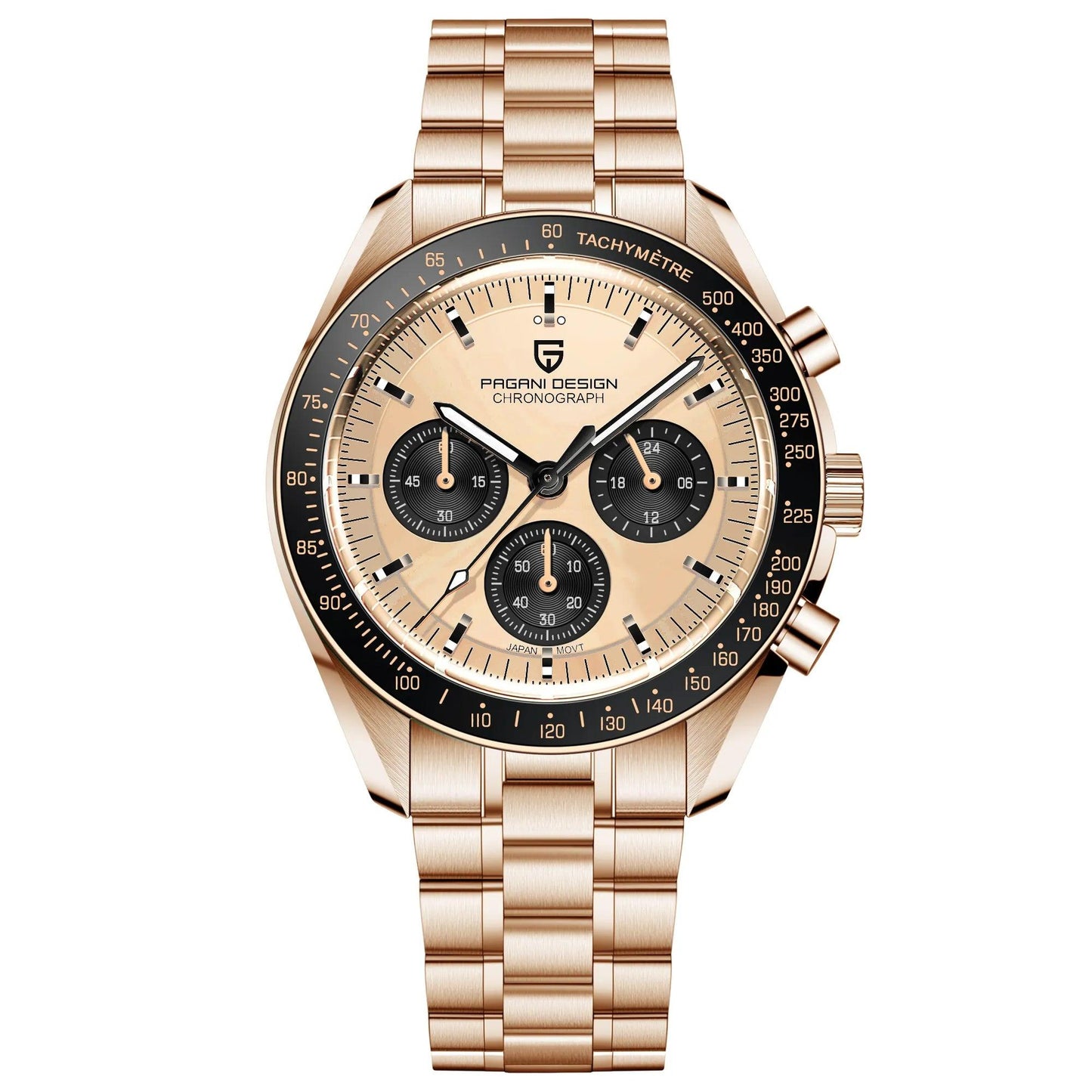 PAGANI DESIGN 2023 Neue Herrenuhren Top Luxus Quarzuhr für Männer Automatik Datum Geschwindigkeit Chronograph Saphir Spiegel Armbanduhr - BlackDog T Shirt
