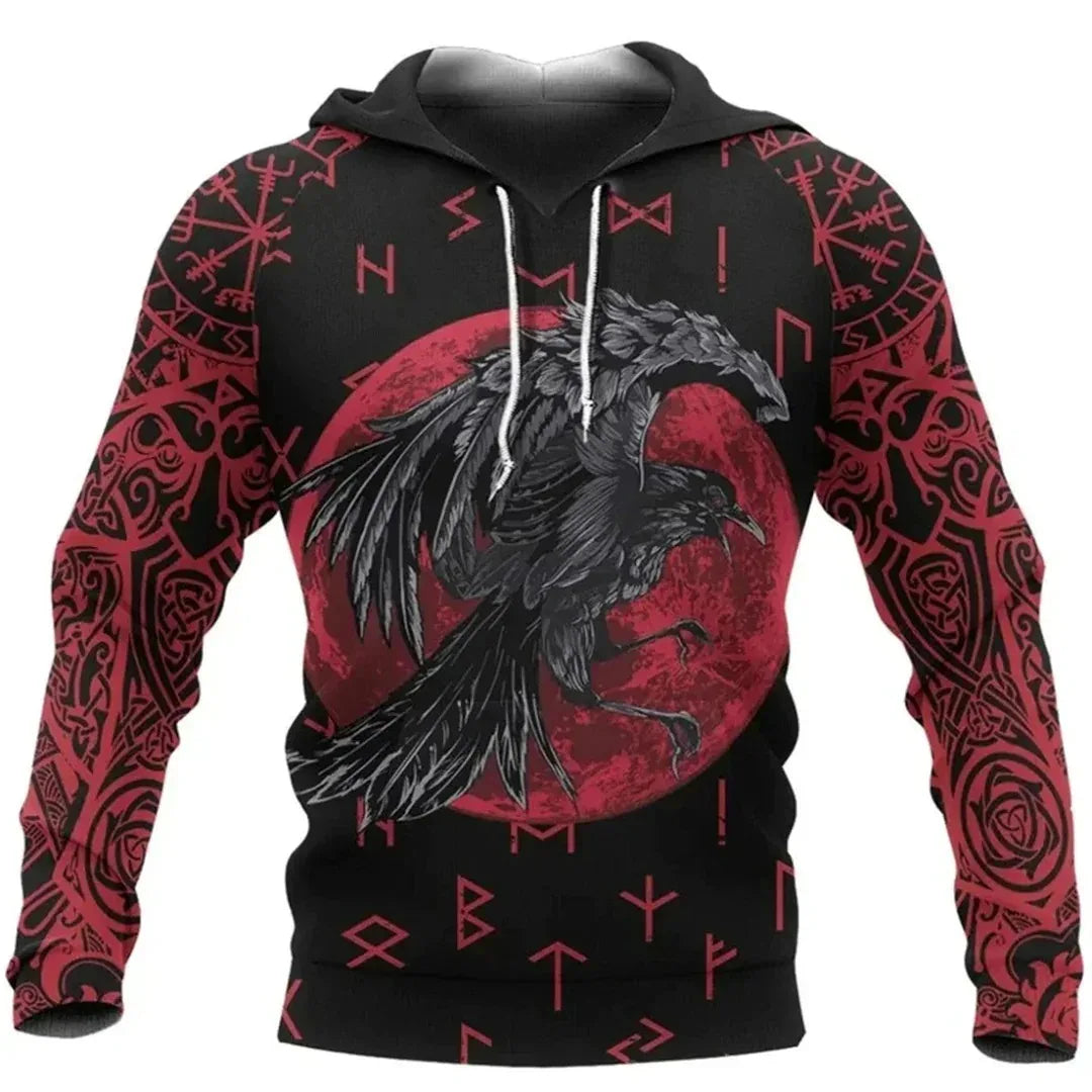 Viking Pullover Men Hoodie 3d Print Men's Hooded Sweatshirt
