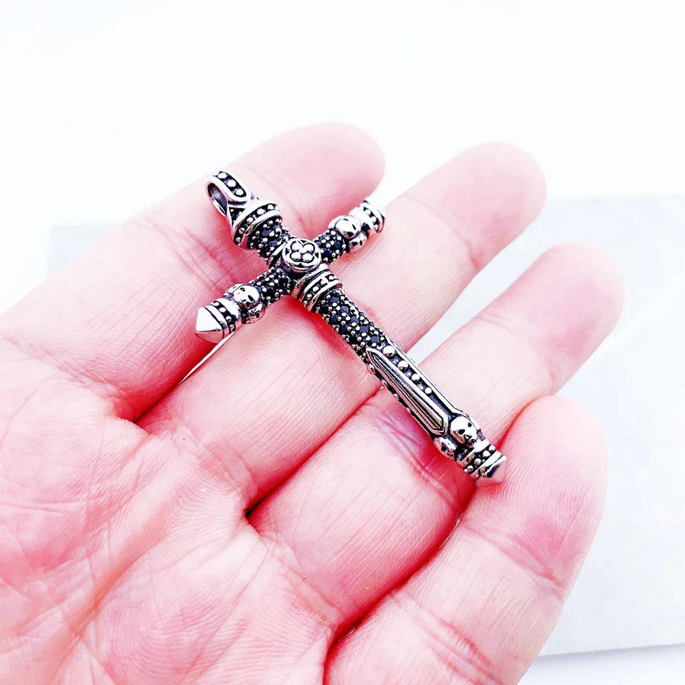 Anhänger Kreuz Brandneue Mode Schmuck Europa Stil Accessoires Rebel Geschenk für Frauen & Männer - BlackDog T Shirt