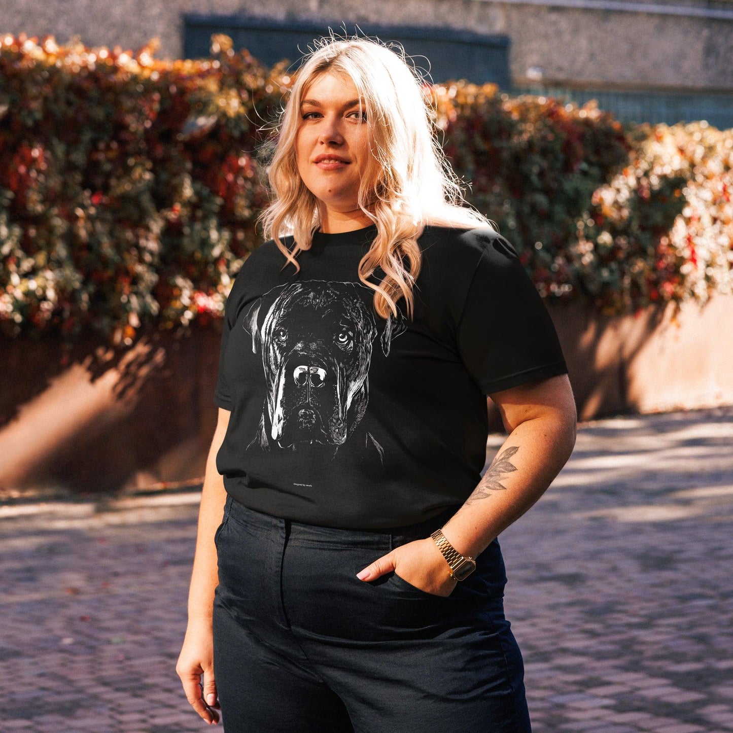 Cane Corso Unisex-Bio-Baumwoll-T-Shirt - BlackDog T Shirt
