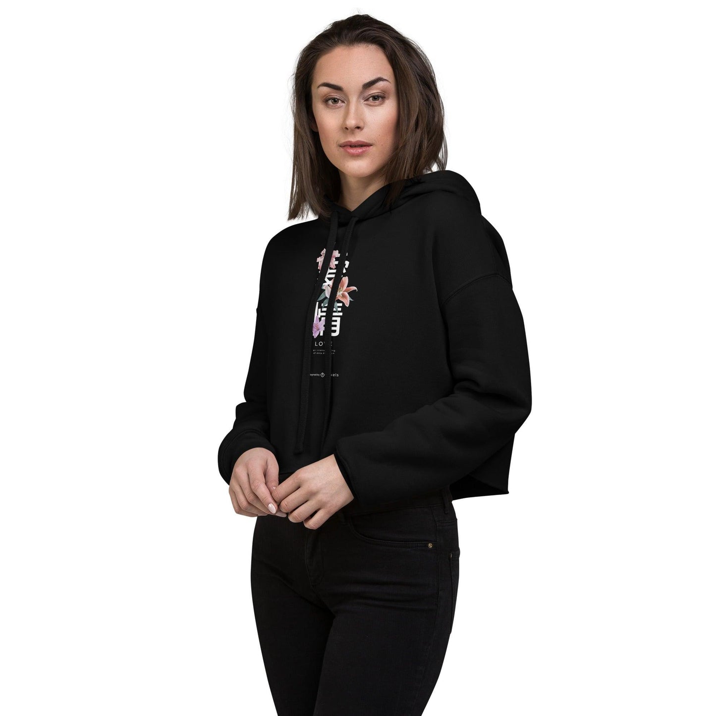 Crop-Hoodie - BlackDog T Shirt