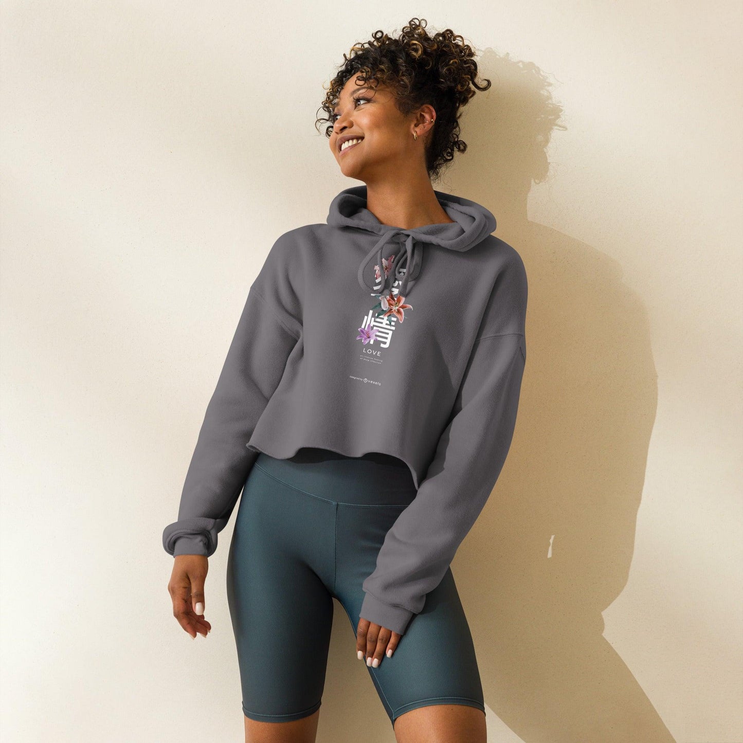 Crop-Hoodie - BlackDog T Shirt