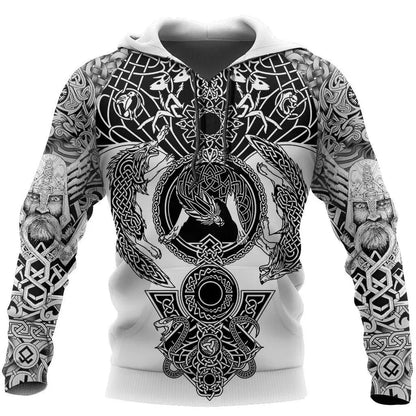 Viking Pullover Men Hoodie 3d Print Men's Hooded Sweatshirt