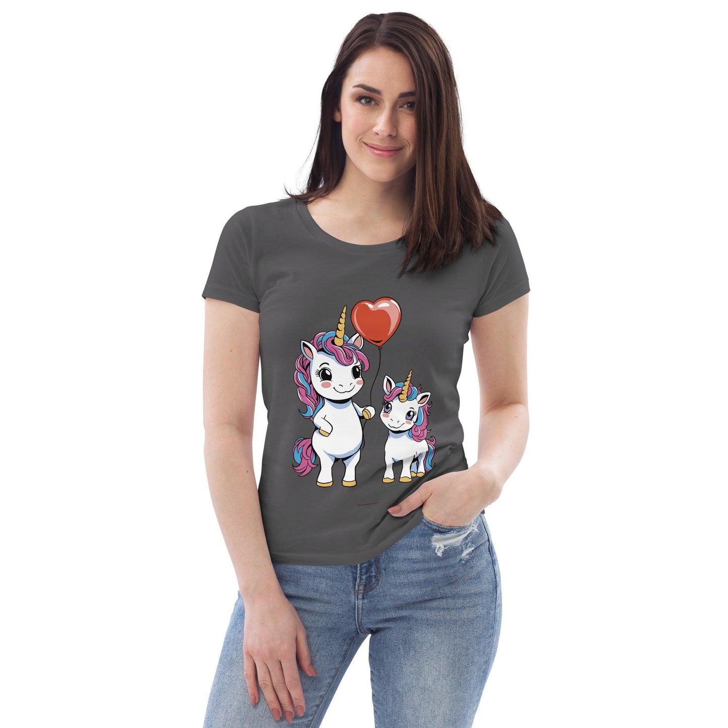 Enganliegendes Öko-T-Shirt für Damen - BlackDog T Shirt