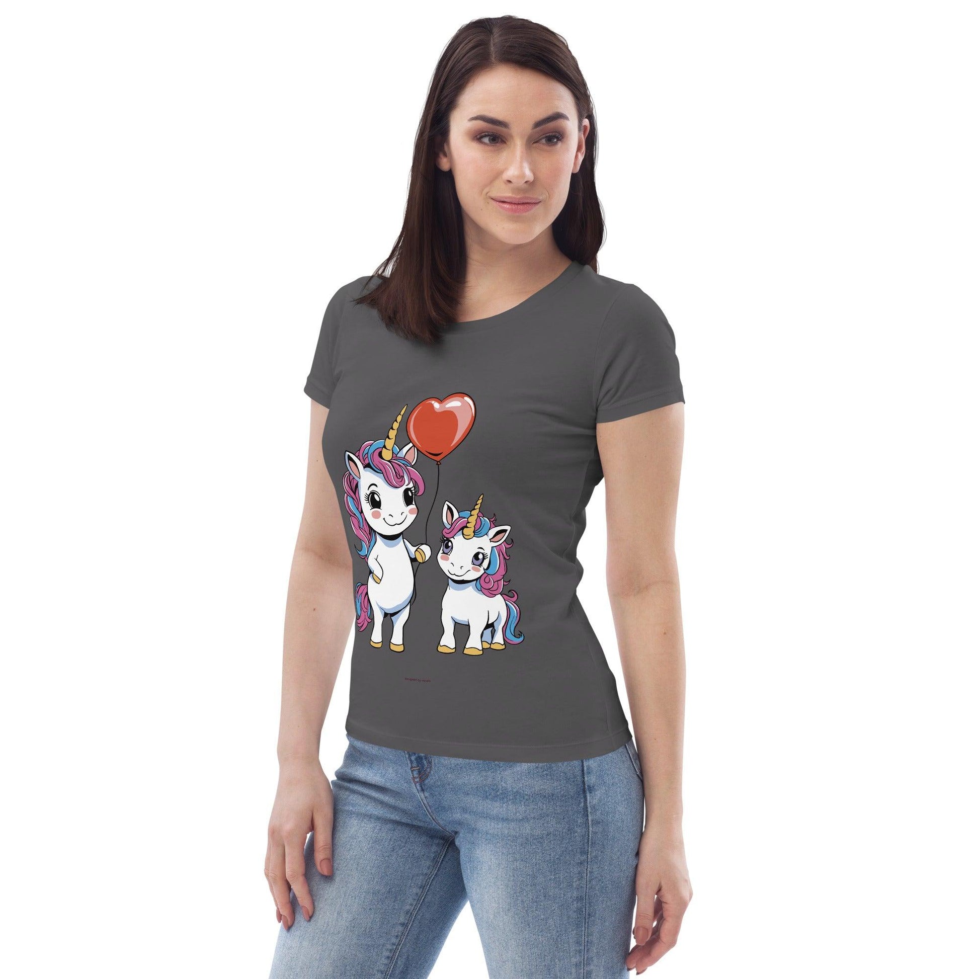 Enganliegendes Öko-T-Shirt für Damen - BlackDog T Shirt