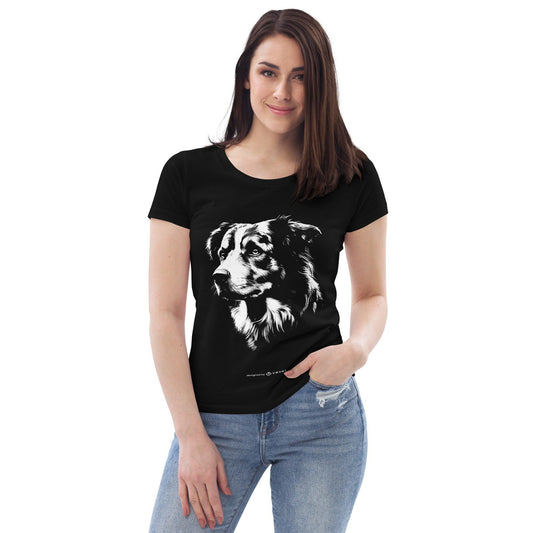 Enganliegendes Öko-T-Shirt für Damen - BlackDog T Shirt