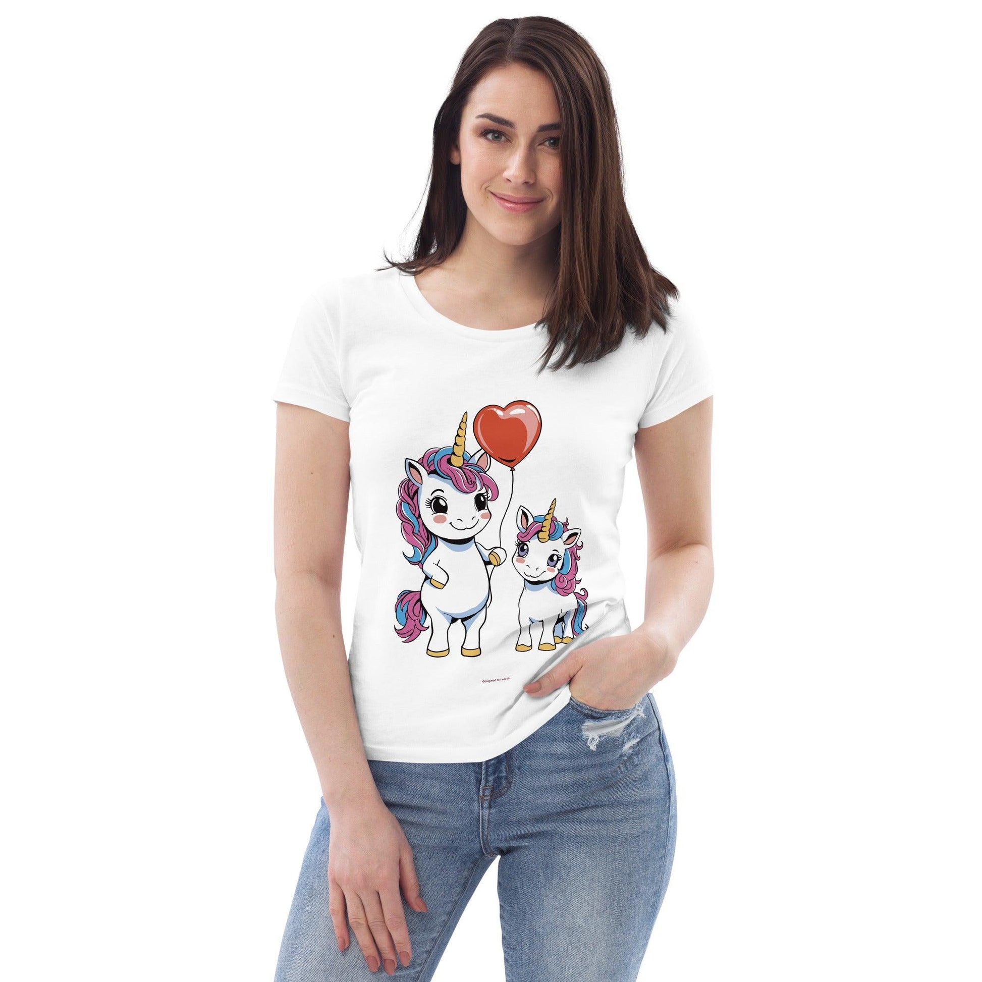 Enganliegendes Öko-T-Shirt für Damen - BlackDog T Shirt